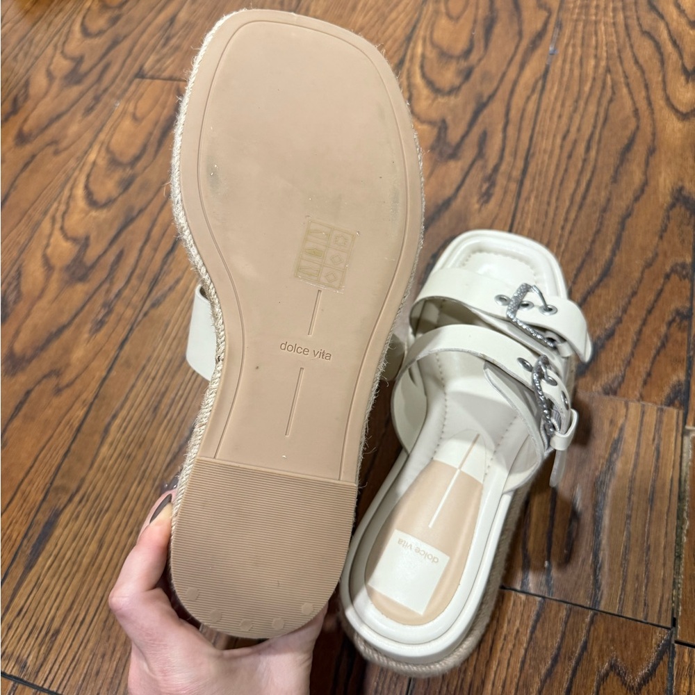 NWOT Dolce Vita “canyon” platform sandals in natural - Picture 7 of 7
